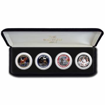 The Matthew Mint Apollo 4-Coin Set