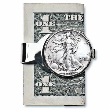 Walking Liberty Money Clip