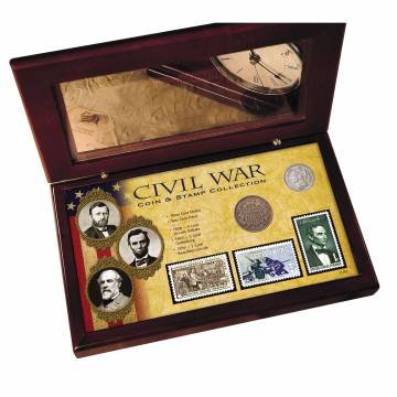 Coin and Stamp Collection Boxed Set