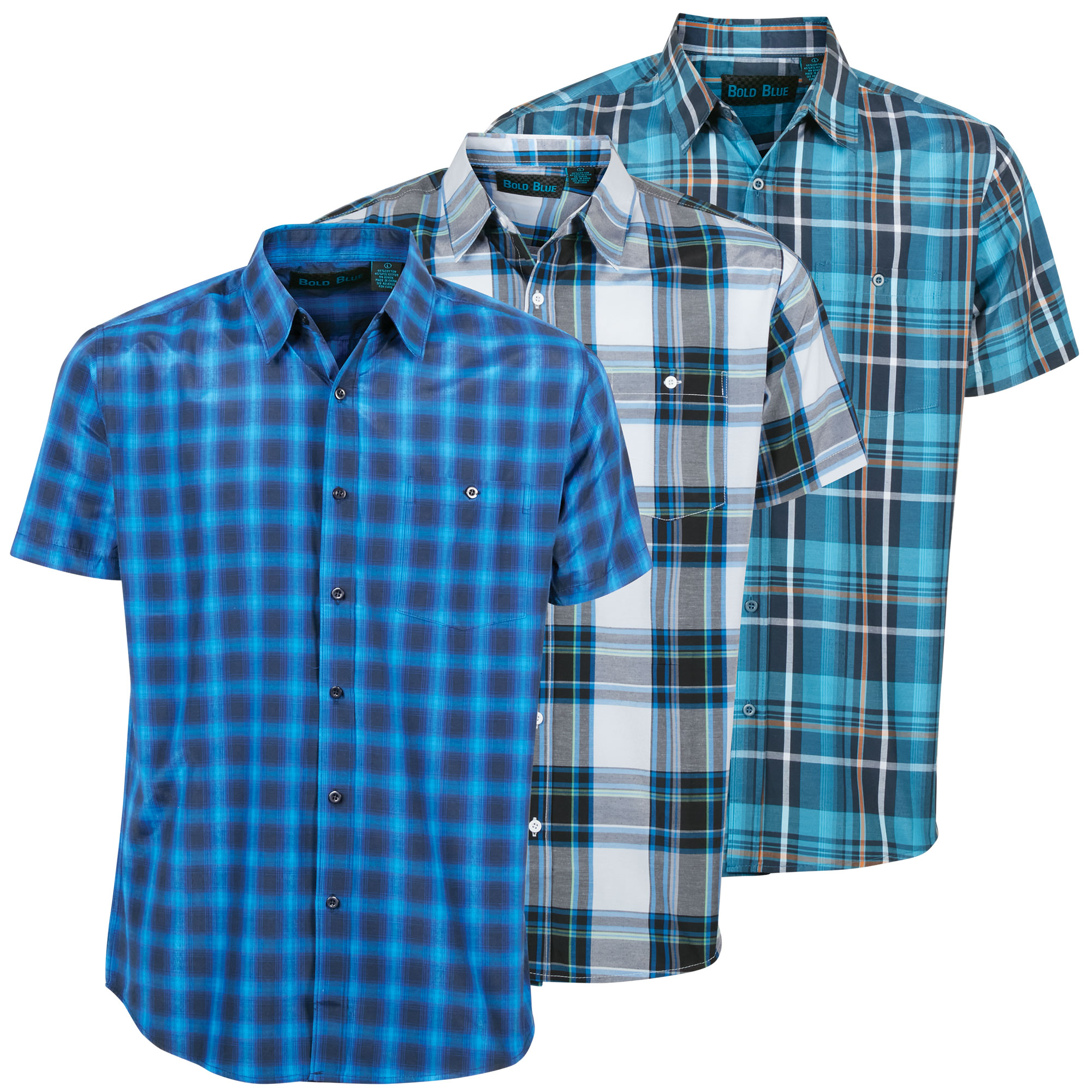 Montage Men's Short-Sleeve Shirts - 3 Pack