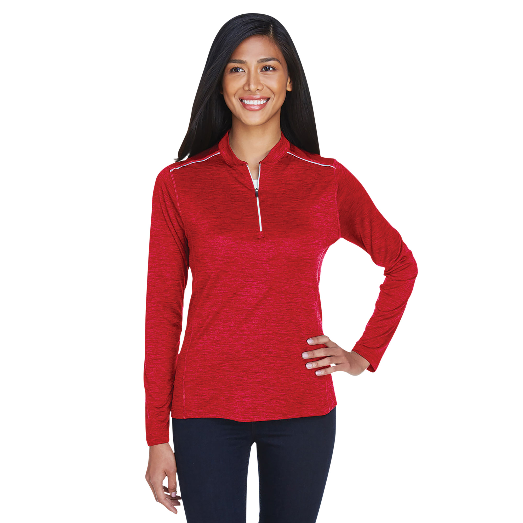 Core Ladies 1/4 Zip - Red