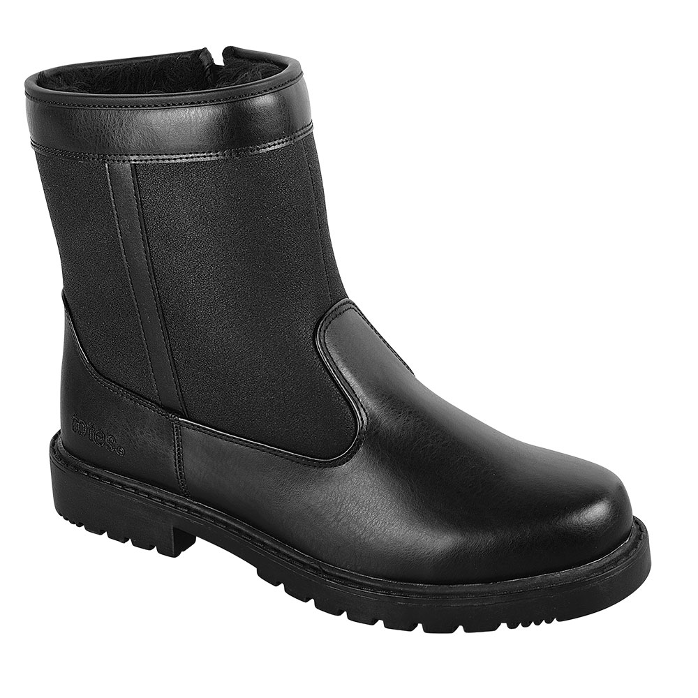 totes Men's Black Waterproof Stadium Boots