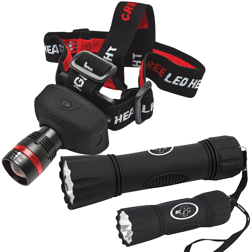 Performance Tool Flashlight/Headlight Set