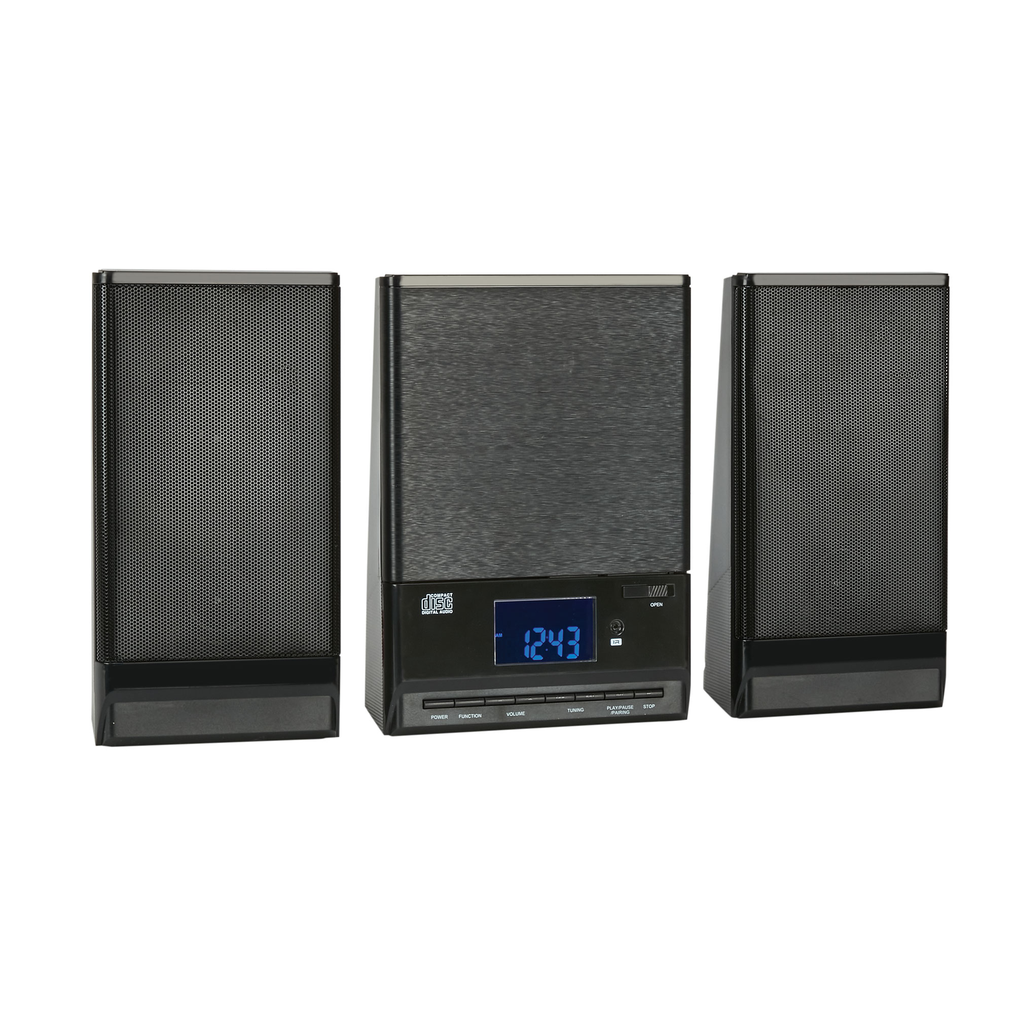 Onn CD/FM Mini Stereo with Bluetooth