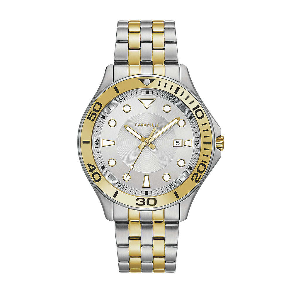 Caravelle Two-Tone Men's Watch