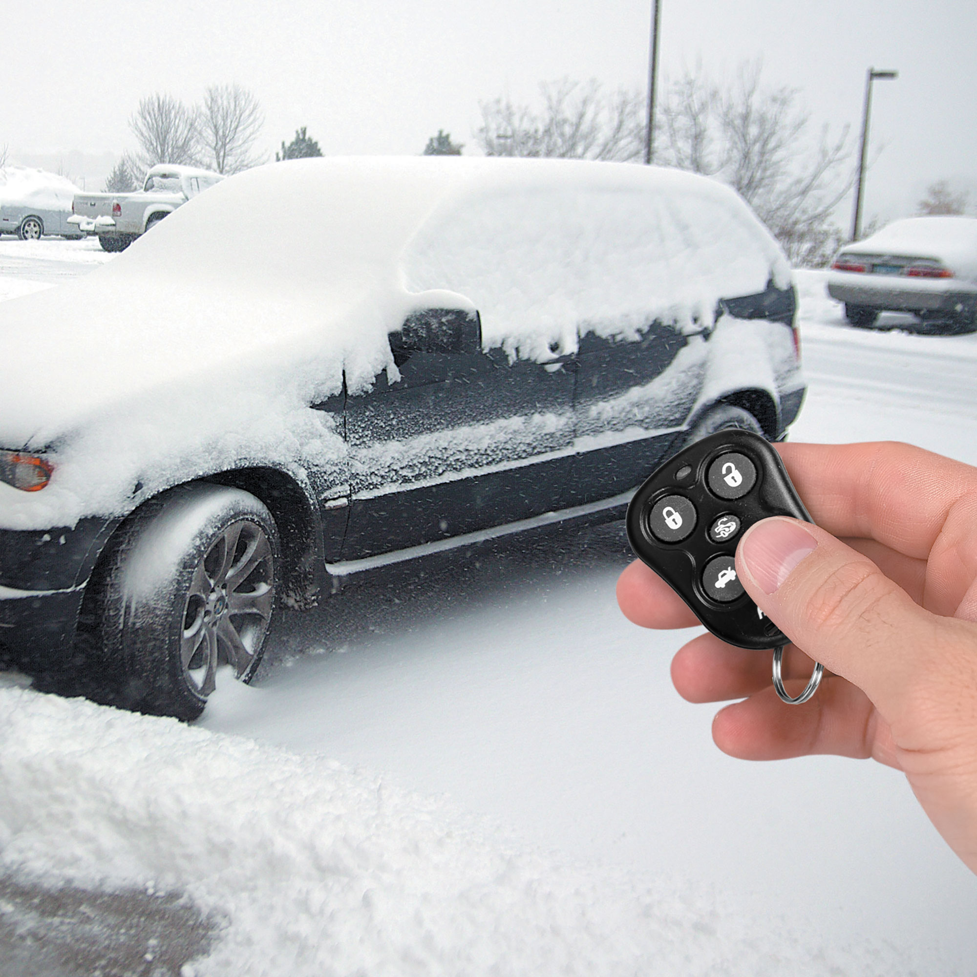 Alert Remote Car Starter and Car Alarm Set