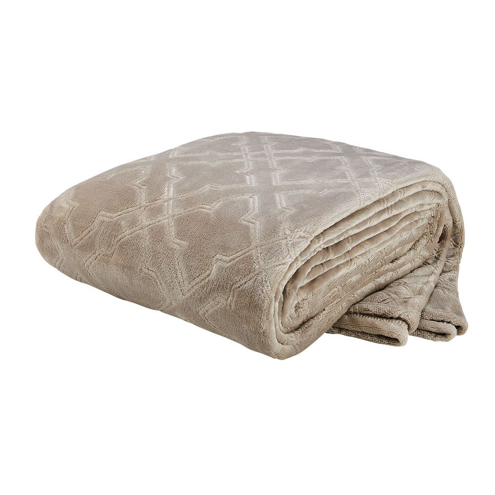 Mythology Woven Etched Velvet Twin-Size Blanket