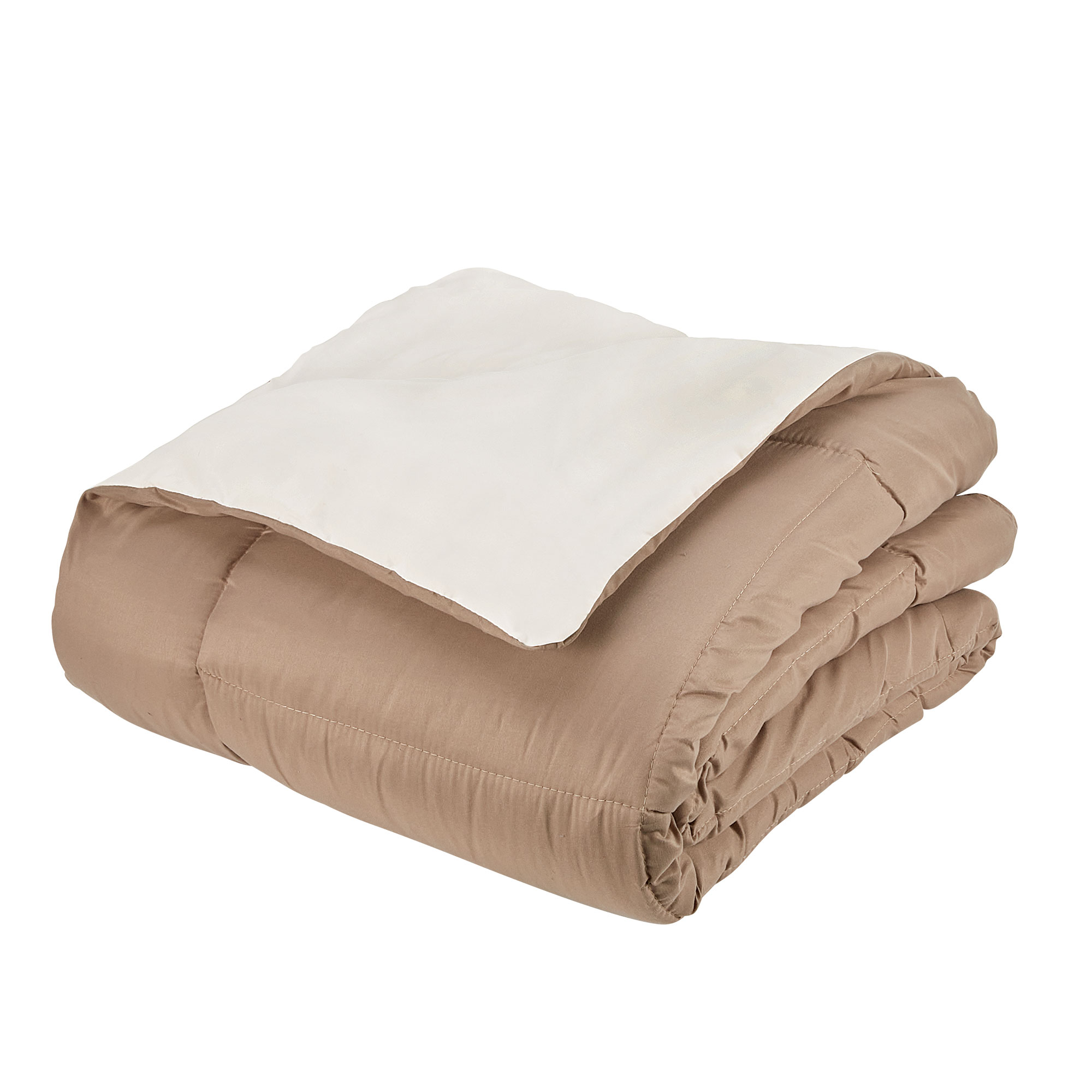 Amy Miller Home Reversible Beige Comforter - Queen Size