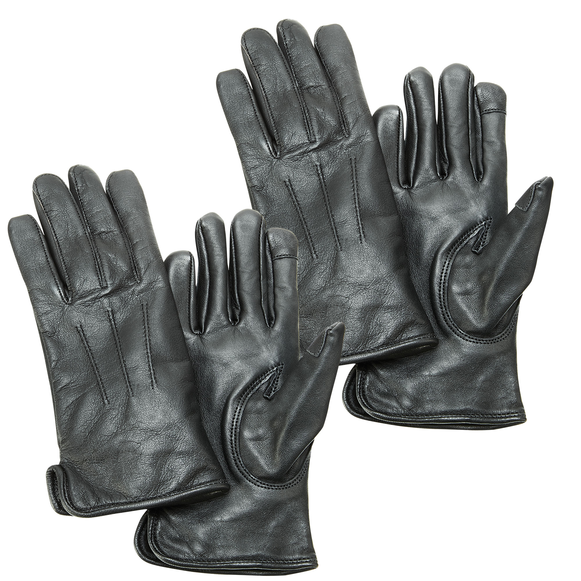 Burk's Bay Women's Leather Gloves - 2 Pack
