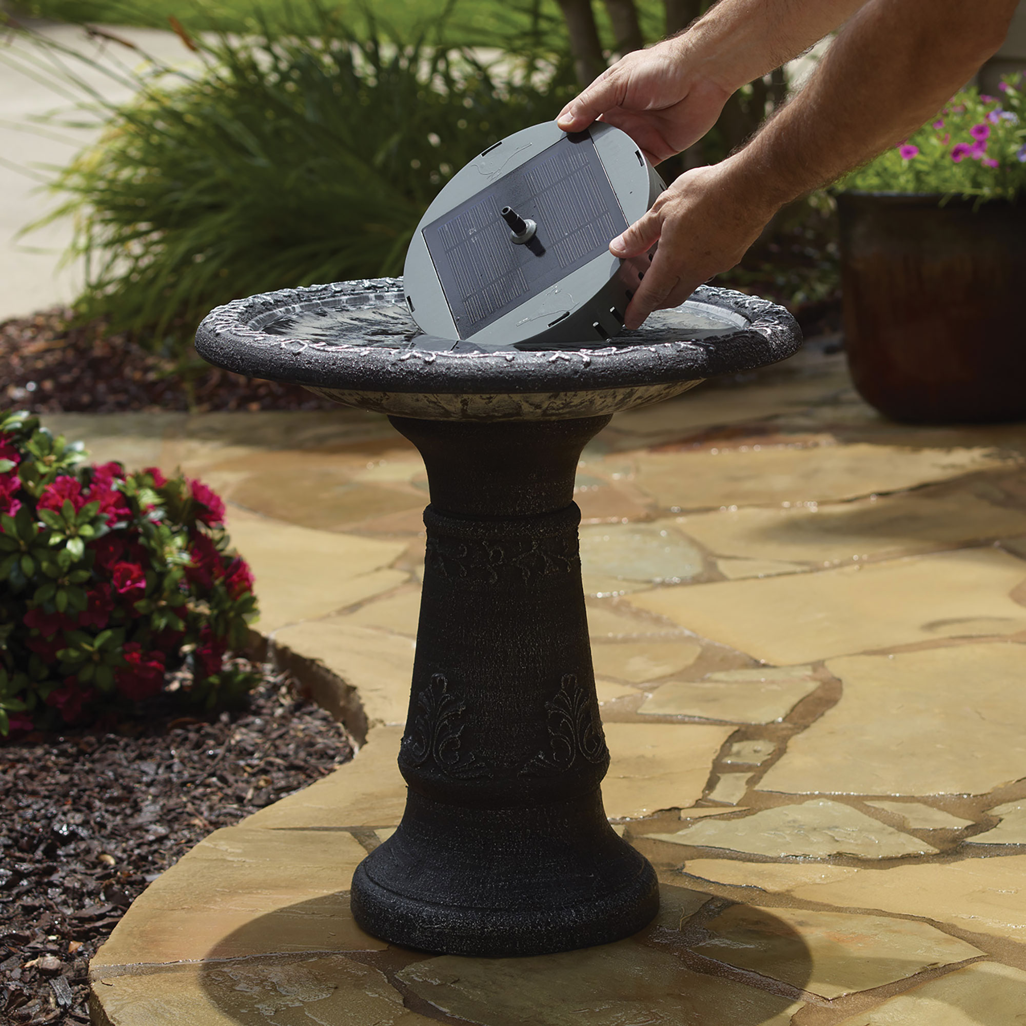 Smart Solar Bird Bath Fountain Kit