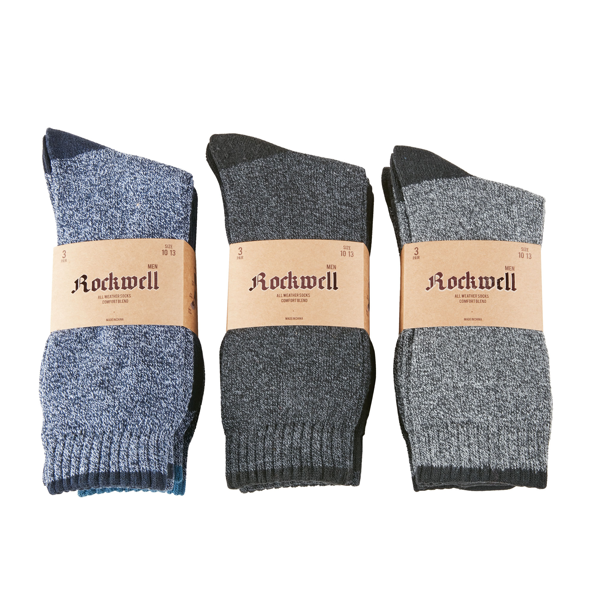 Rockwell ALL-Weather Boot Socks - 9 Pack