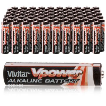 Vivitar Alkaline AAA Batteries - 100 Pack