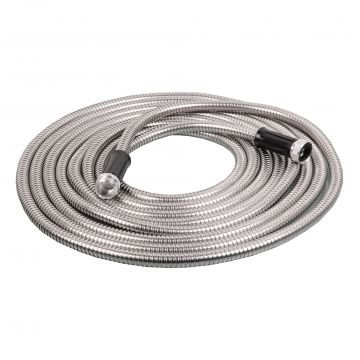 Tornado Tools 100' Stainless Steel Garden Hose with Nozzle