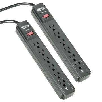 Tripp Lite Heavy-Duty Power Strip - 2 Pack