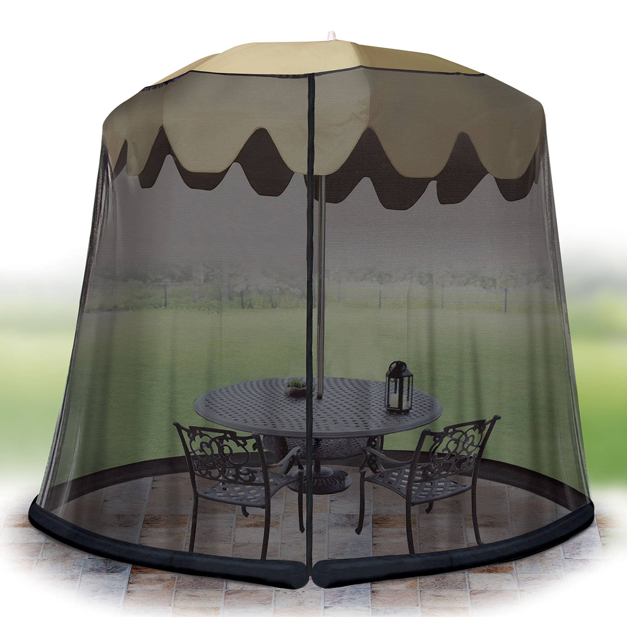 Insta-Screen Patio Umbrella Screen - Size 9 feet