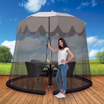 Insta-Screen Patio Umbrella Screen - Size 9 feet