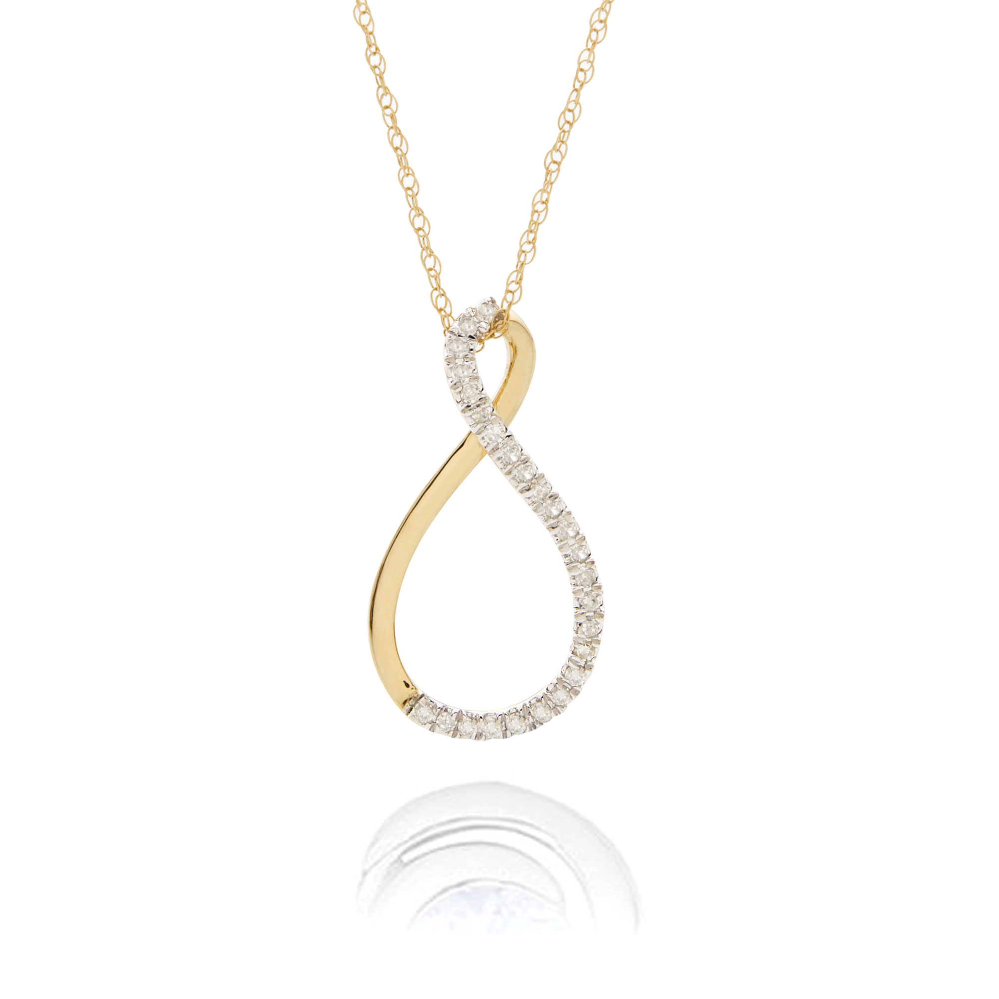 Women's Gold Infinity Necklace