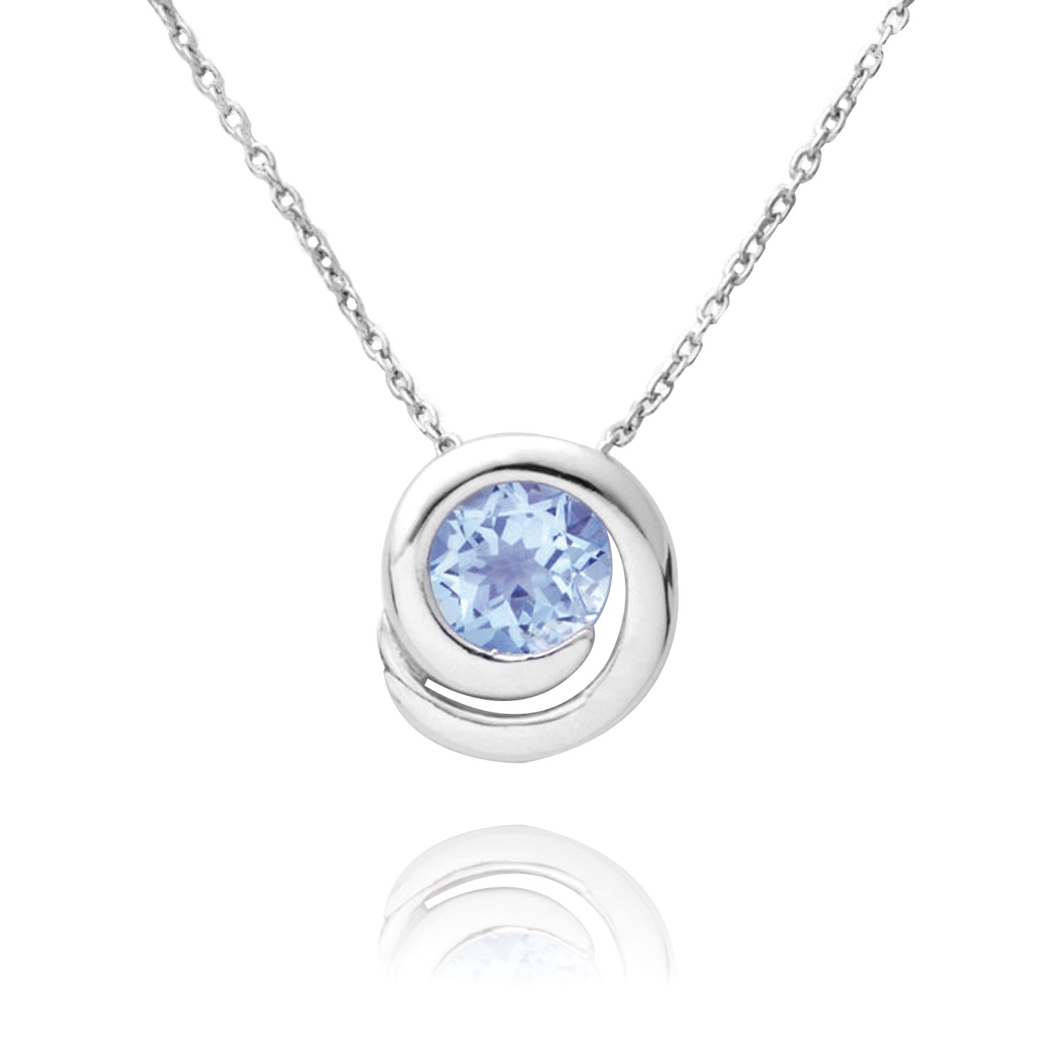 Blue Topaz Necklace
