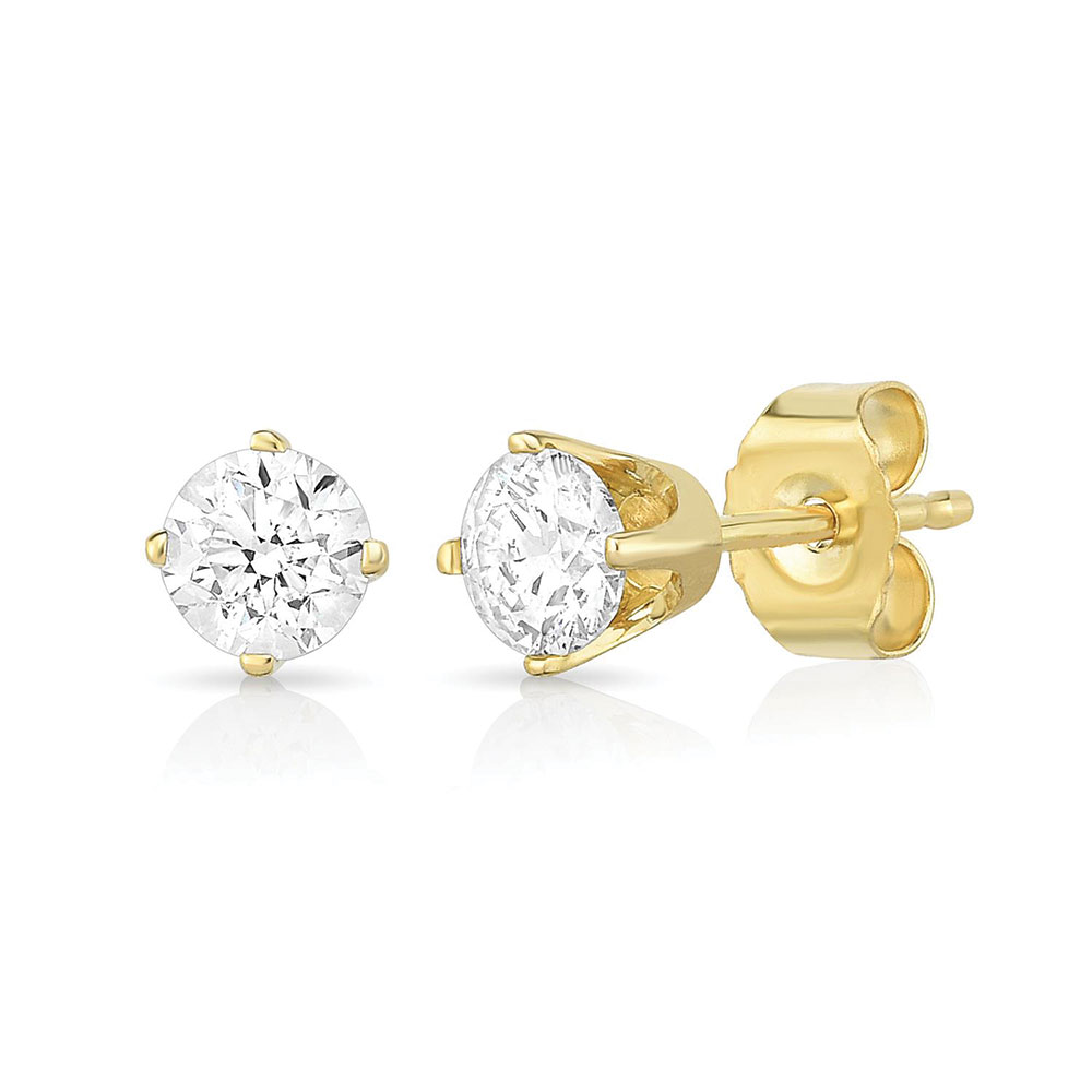 Jilco Gold Diamond Earrings