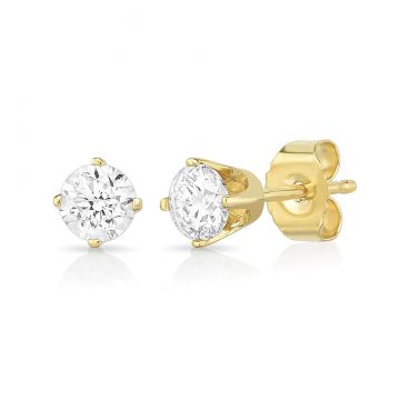 Jilco Gold Diamond Earrings