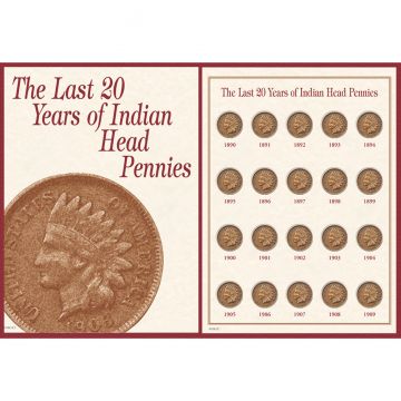American Coin Treasures Indian Head Pennies 1890-1909