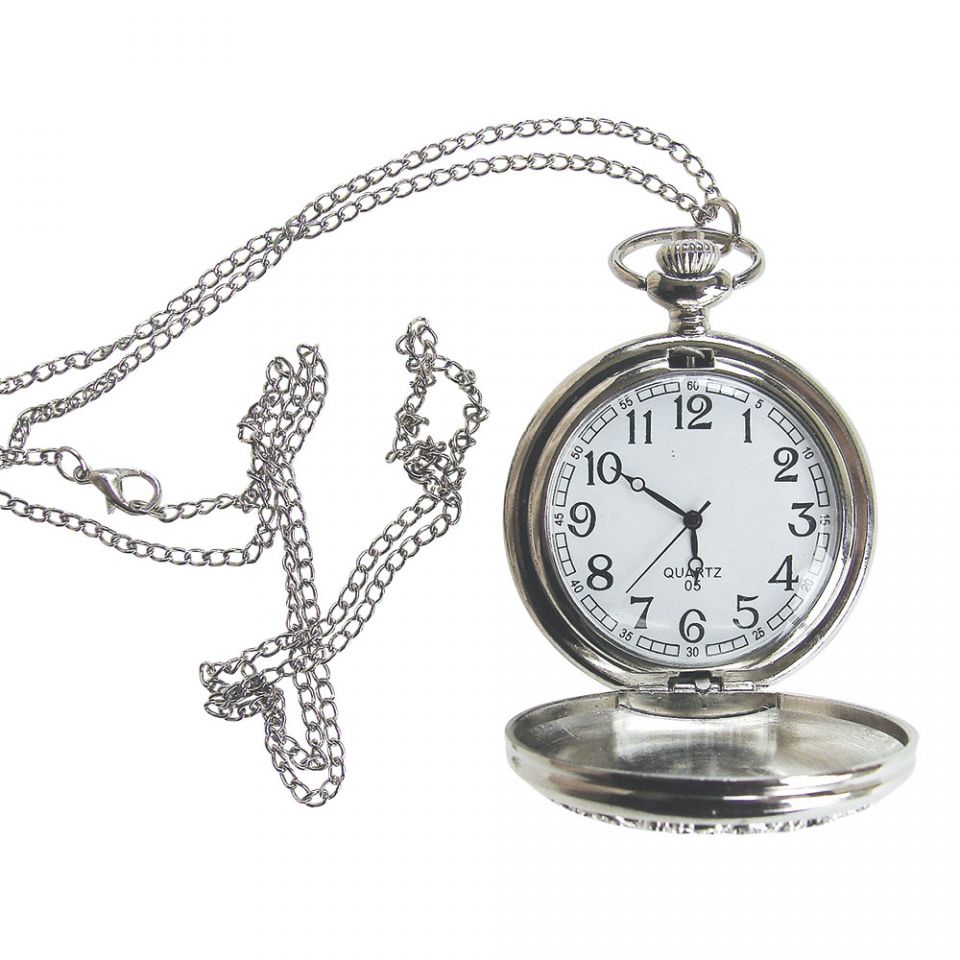 silver dollar pocket watch