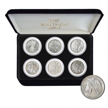 The Matthew Mint Walking Liberty Coin Set