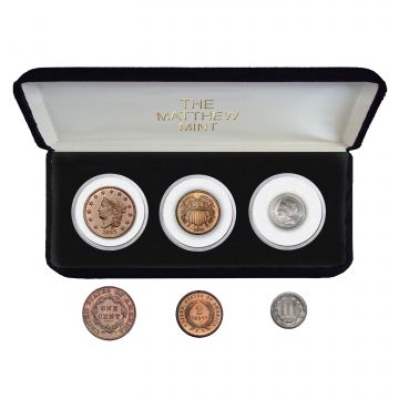 The Matthew Mint 3-Cent Coin Set