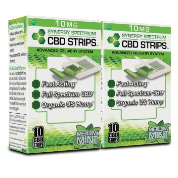 Synergy Spectrum CBD Oral Strips - 2 Pack