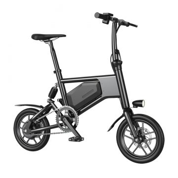Glare Wheels Urban Folding Pedal Bike - Black