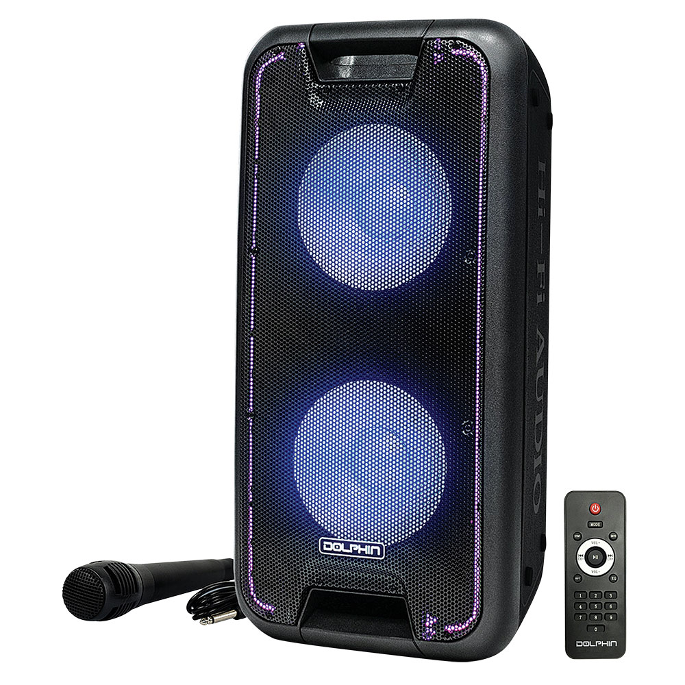 Dolphin Rechargeable Dual 10 inch Party Speaker