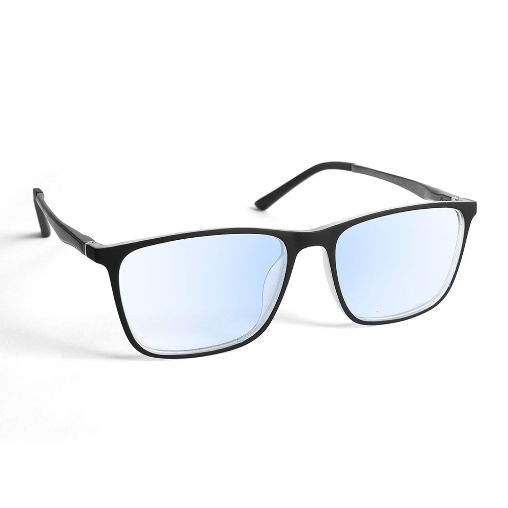Fifth & Ninth Boston Blue Light Blocking Glasses - Black/White