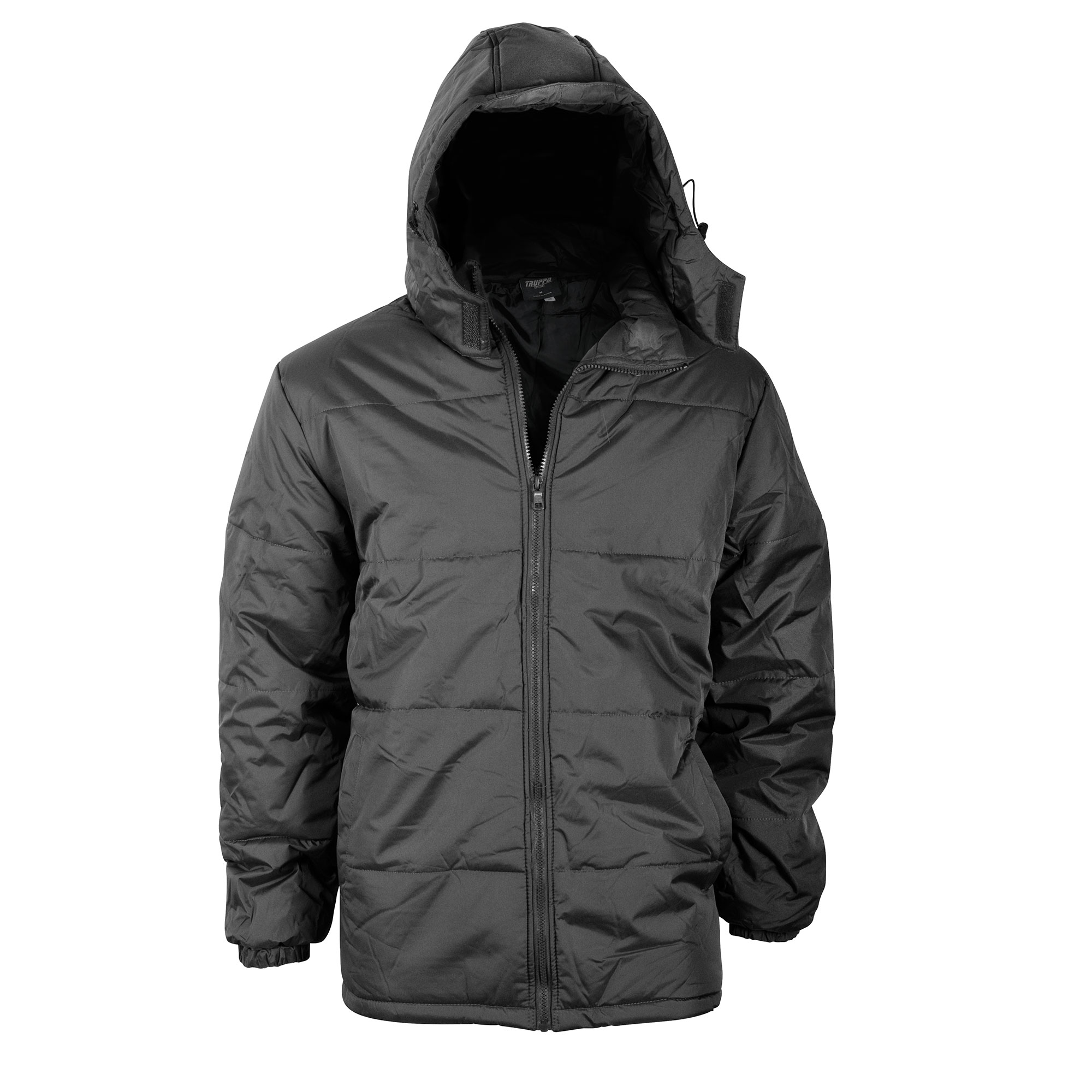 Truppa Men's Black Basic Puffer Parka