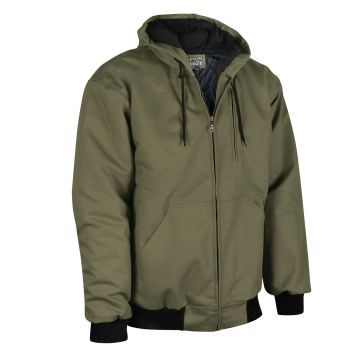 Men's Casual Country Duck Work Jacket - Olive