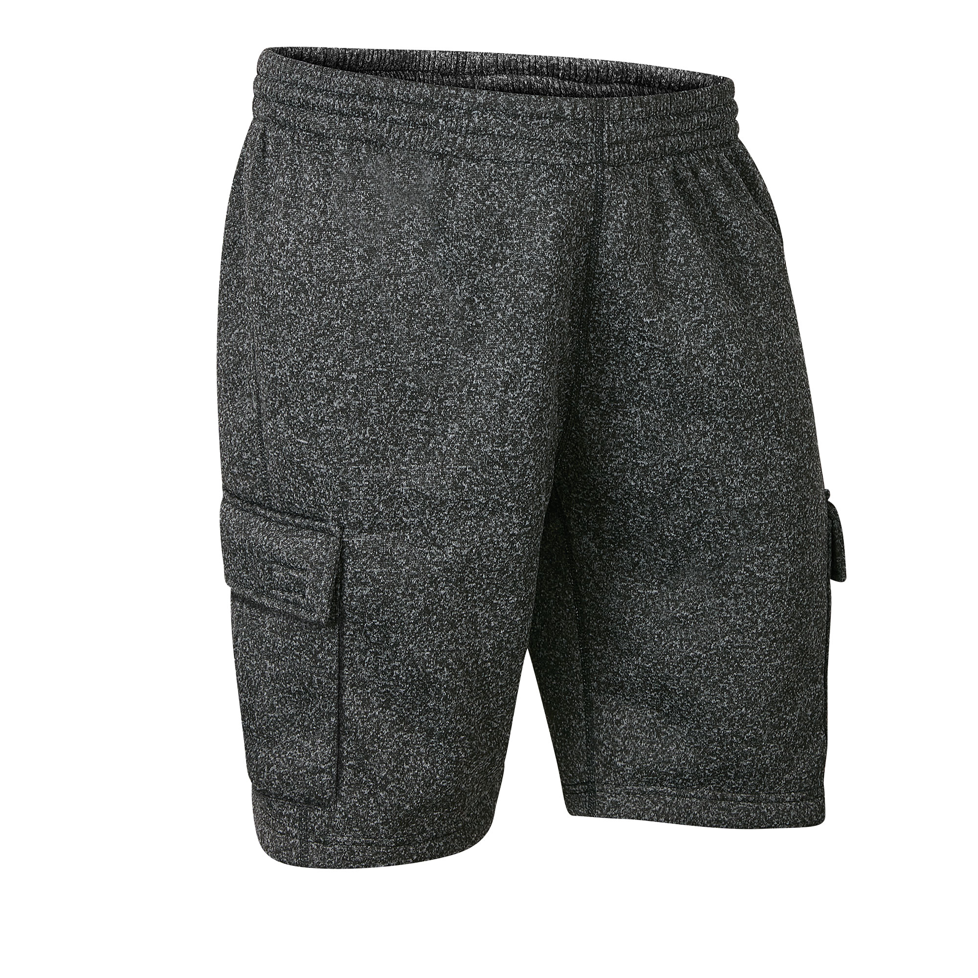 Original Deluxe Men's Black Fleece Cargo Shorts