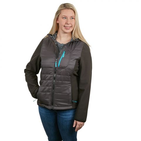 quilted equestrian jacket