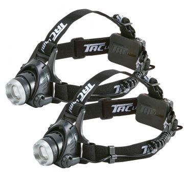Bell and Howell TacLight LED Headlamp - 2 Pack