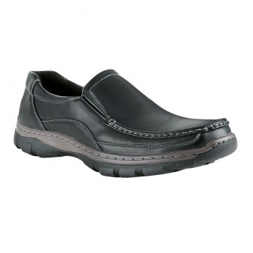 Maximus Men's Black Slip-On Shoes